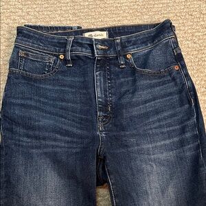 Madewell jeans curvy high rise skinny size 28 Tall
